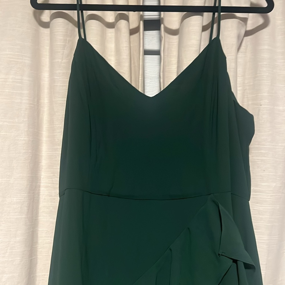 Lulus Blessed with Beauty Green Ruffled Sleeveless Maxi Dress XL - Picture 7 of 13